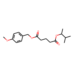 Glutaric acid, 3-methylbut-2-yl 4-methoxybenzyl ester
