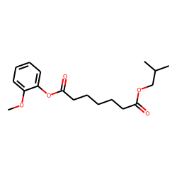 Pimelic acid, isobutyl 2-methoxyphenyl ester
