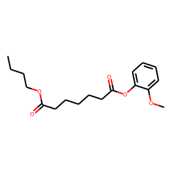 Pimelic acid, butyl 2-methoxyphenyl ester
