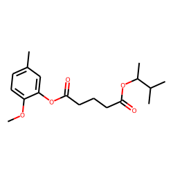 Glutaric acid, 3-methylbut-2-yl 5-methyl-2-methoxybenzyl ester