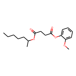 Succinic acid, hept-2-yl 2-methoxyphenyl ester