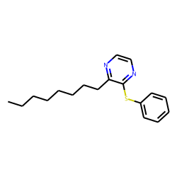 Pyrazine, 2-octyl-3-phenylthio