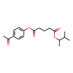Glutaric acid, 3-methylbut-2-yl 4-acetylphenyl ester
