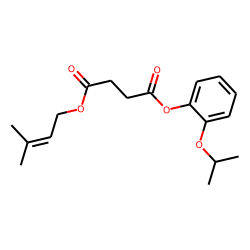 Succinic acid, 3-methylbut-2-en-1-yl 2-isopropoxyphenyl ester