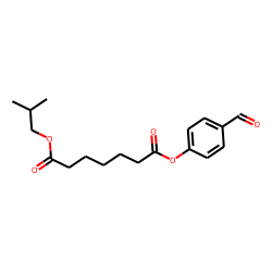Pimelic acid, 4-formylphenyl isobutyl ester