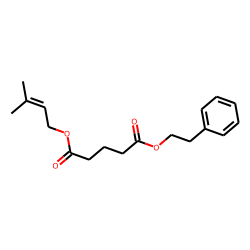 Glutaric acid, 3-methylbut-2-en-1-yl phenethyl ester