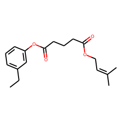 Glutaric acid, 3-methylbut-2-en-1-yl 3-ethylphenyl ester