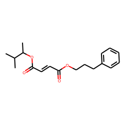 Fumaric acid, 3-phenylpropyl 3-methylbut-2-yl ester