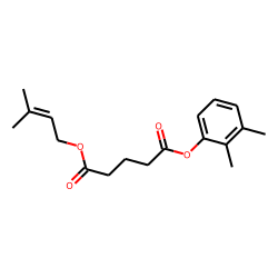 Glutaric acid, 3-methylbut-2-en-1-yl 2,3-dimethylphenyl ester