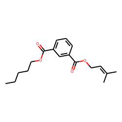 Isophthalic acid, 3-methylbut-2-en-1-yl pentyl ester