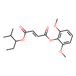 Fumaric acid, 2,6-dimethoxyphenyl 2-methylpent-3-yl ester