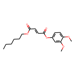 Fumaric acid, 3,4-dimethylphenyl hexyl ester