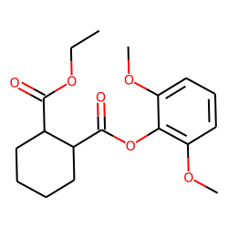 1,2-Cyclohexanedicarboxylic acid, 2,6-dimethoxyphenyl ethyl ester