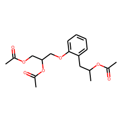 1-(2,3-Diacetoxypropoxy)-2-(2-acetoxypropyl)benzene
