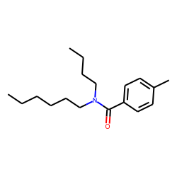 Benzamide, 4-methyl-N-butyl-N-hexyl-
