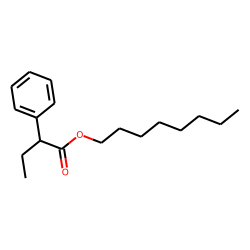 Butyric acid, 2-phenyl-, octyl ester