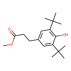 Benzenepropanoic acid, 3,5-bis(1,1-dimethylethyl)-4-hydroxy-, methyl ester
