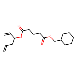 Glutaric acid, hexa-1,5-dien-3-yl cyclohexylmethyl ester
