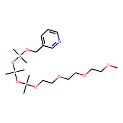 3-(3,3,5,5,7,7-Hexamethyl-2,4,6,8,11,14,17-heptaoxa-3,5,7-trisilaoctadec-1-yl)pyridine