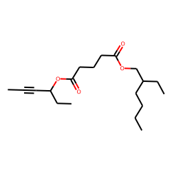 Glutaric acid, hex-4-yn-3-yl 2-ethylhexyl ester