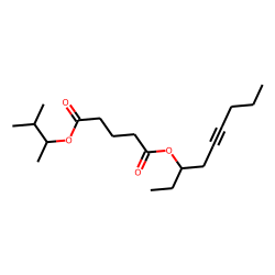 Glutaric acid, 3-methylbut-2-yl non-5-yn-3-yl ester