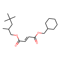 Fumaric acid, 2,4,4-trimethylpentyl cyclohexylmethyl ester