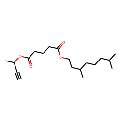 Glutaric acid, but-3-yn-2-yl 3,7-dimethyloctyl ester
