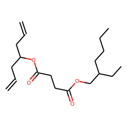 Succinic acid, 2-ethylhexyl hept-1,6-dien-4-yl ester