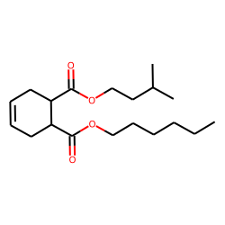 cis-Cyclohex-4-en-1,2-dicarboxylic acid, hexyl 3-methylbutyl ester