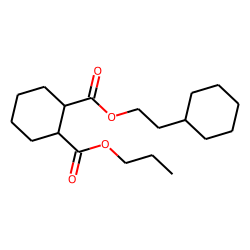 1,2-Cyclohexanedicarboxylic acid, 2-cyclohexylethyl propyl ester