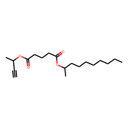 Glutaric acid, but-3-yn-2-yl 2-decyl ester
