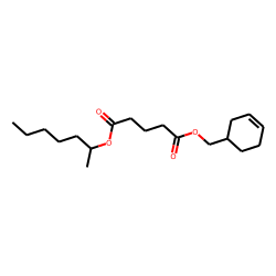 Glutaric acid, (cyclohex-3-enyl)methyl hept-2-yl ester