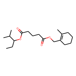 Glutaric acid, (2-methylcyclohex-1-enyl)methyl 2-methylpent-3-yl ester