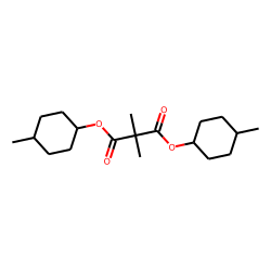 Dimethylmalonic acid, cis-4-methylcyclohexyl trans-4-methylcyclohexyl ester