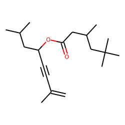 Hexanoic acid, 3,5,5-trimethyl-, 2,7-dimethyloct-1-en-3-yn-5-yl ester