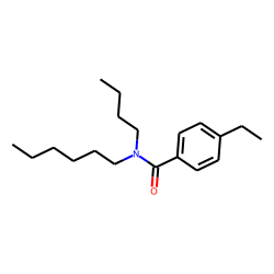 Benzamide, 4-ethyl-N-butyl-N-hexyl-