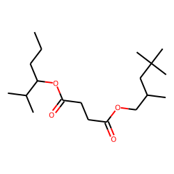 Succinic acid, 2-methylhex-3-yl 2,4,4-trimethylpentyl ester