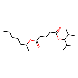 Glutaric acid, hept-2-yl 2,4-dimethylpent-3-yl ester