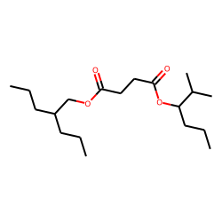 Succinic acid, 2-methylhex-3-yl 2-propylpentyl ester