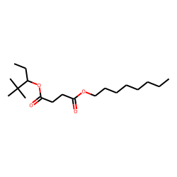 Succinic acid, 2,2-dimethylpent-3-yl octyl ester