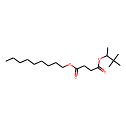 Succinic acid, 3,3-dimethylbut-2-yl nonyl ester