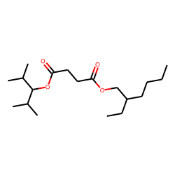 Succinic acid, 2-ethylhexyl 2,4-dimethylpent-3-yl ester