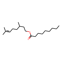 3,7-Dimethyloct-6-en-1-yl nonanoate