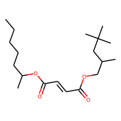 Fumaric acid, 2,4,4-trimethylpentyl hept-2-yl ester