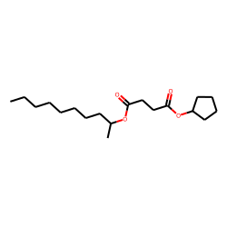 Succinic acid, dec-2-yl cyclopentyl ester