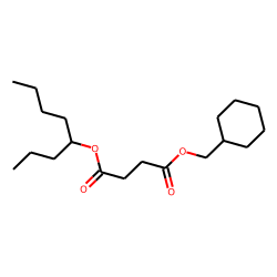 Succinic acid, cyclohexylmethyl 4-octyl ester