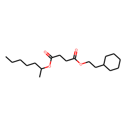 Succinic acid, hept-2-yl 2-cyclohexylethyl ester