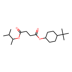 Succinic acid, 3-methylbut-2-yl trans-4-tert-butylcyclohexyl ester