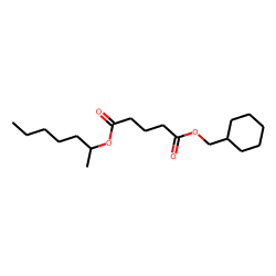Glutaric acid, cyclohexylmethyl 2-heptyl ester