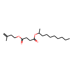 Succinic acid, dec-2-yl 3-methylbut-3-en-1-yl ester